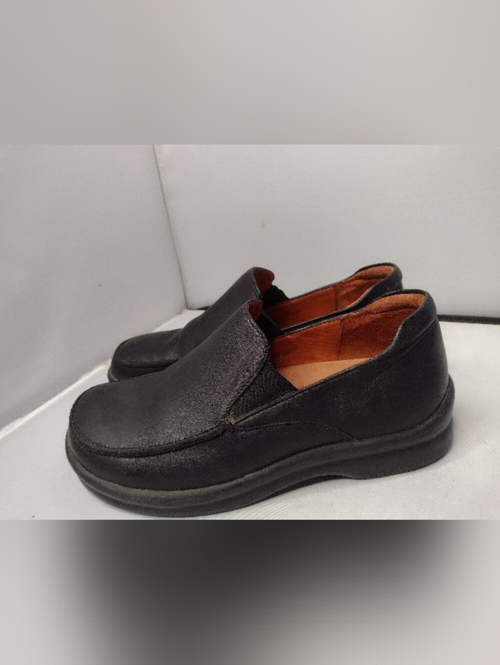 Footprints by Birkenstock Womens Napoli Black Leather Slip On Loafer Shoes 36 R
